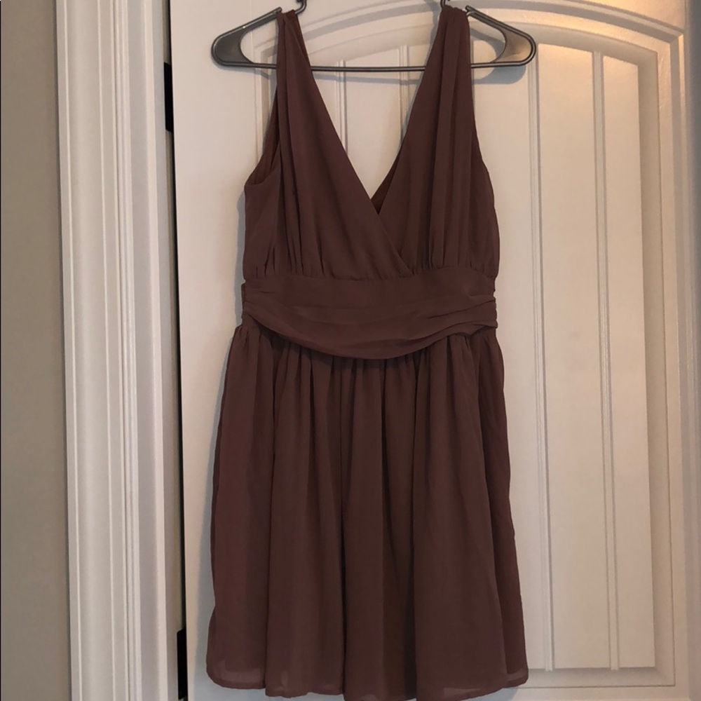 Mauve dress! New condition with wrap top!
